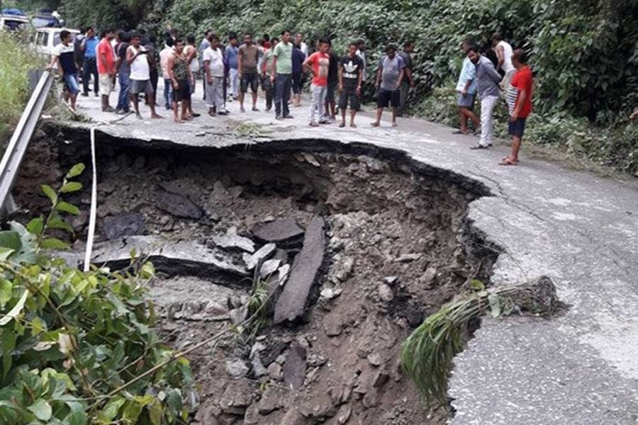 Constant downpour causes massive landslide in North Sikkim and flood-like situations in North Bengal