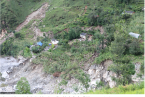 Nepal Floods destructions